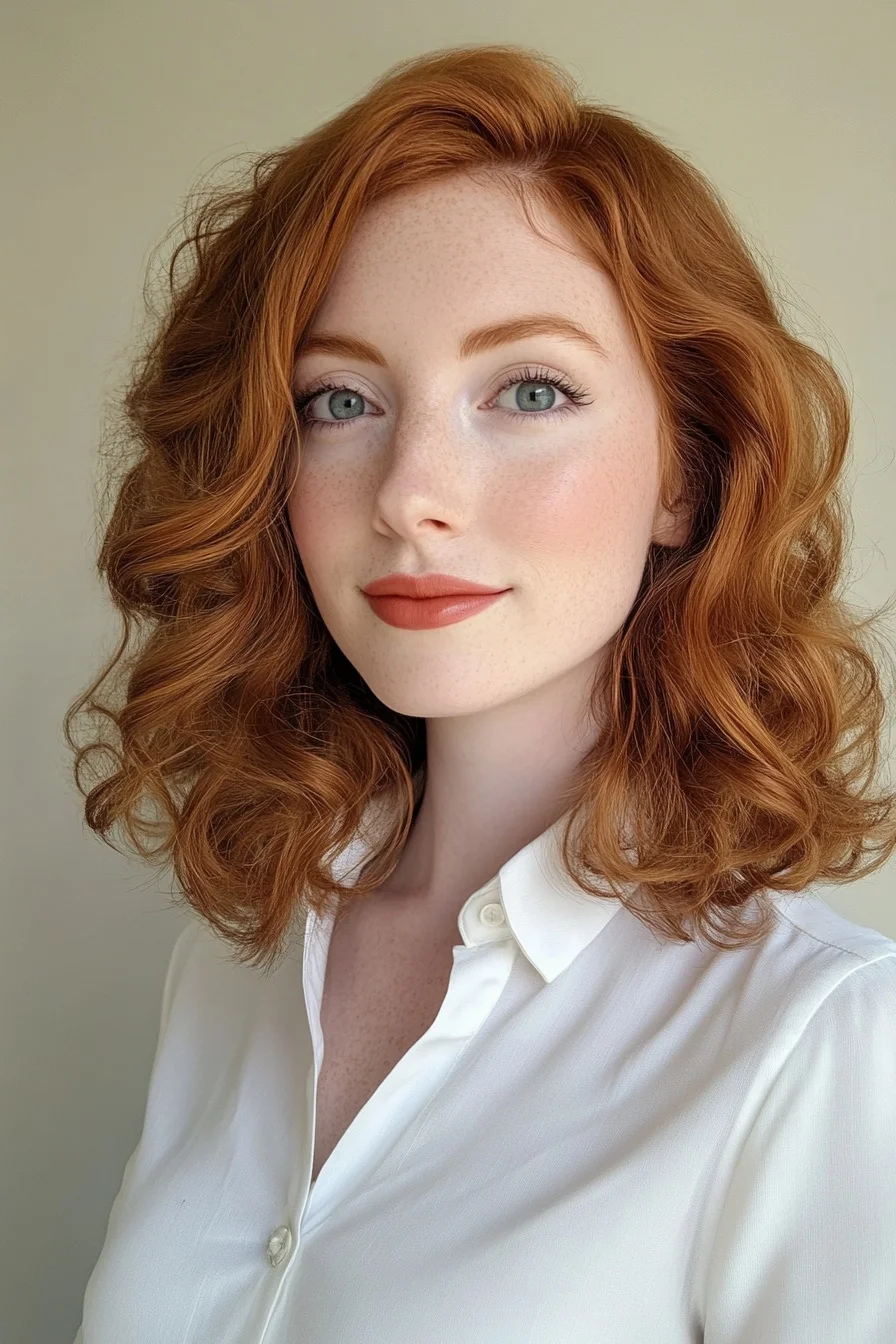 13. Soft Ginger Waves