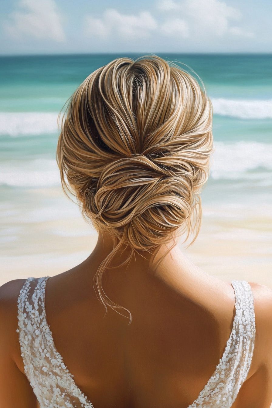 14. Beachside Twisted Updo