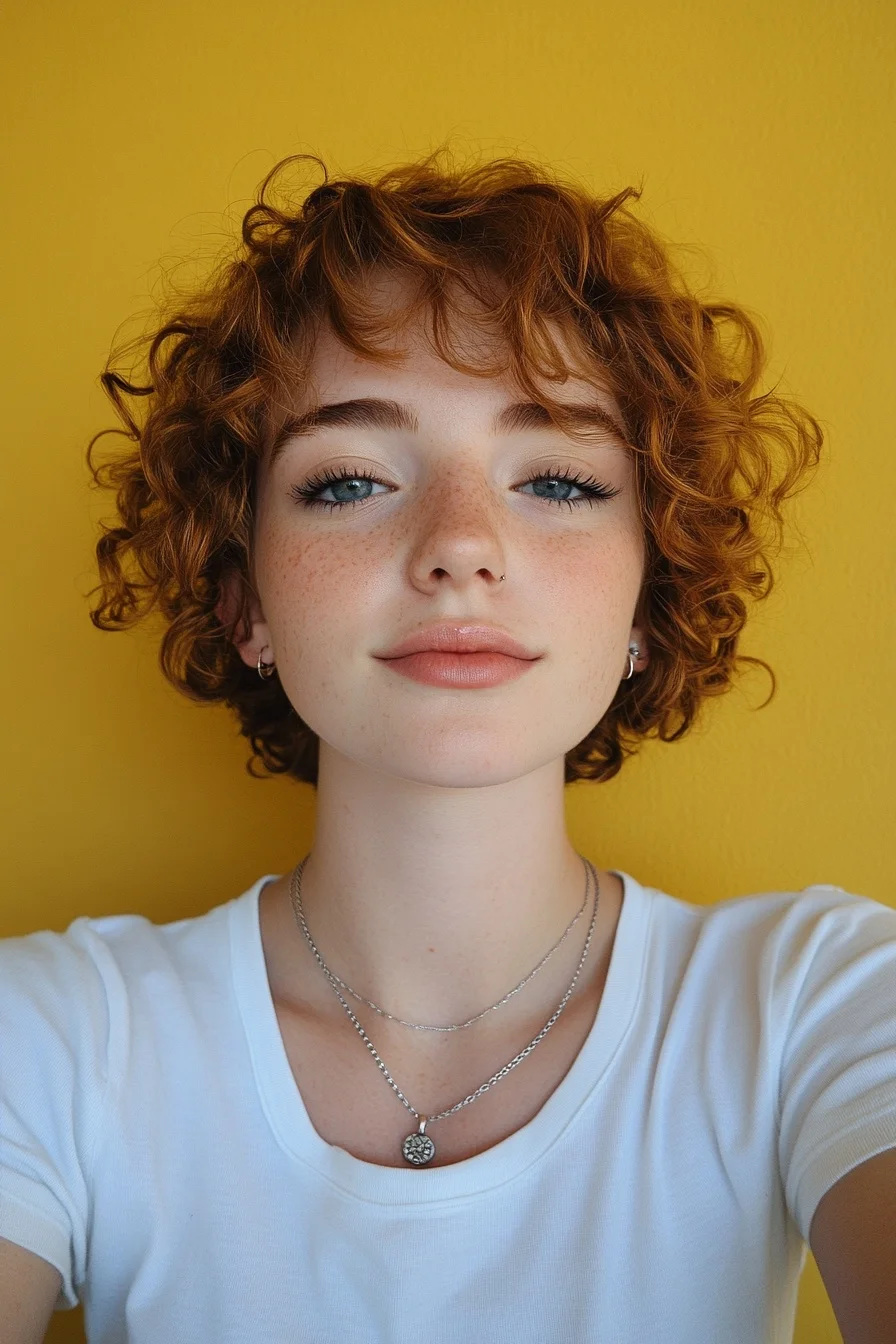 25. Playful Curly Crop