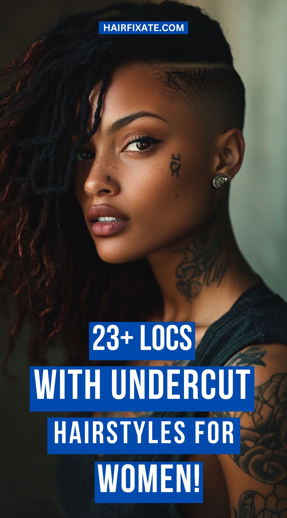 23 Locs with Undercut Women Hairstyles