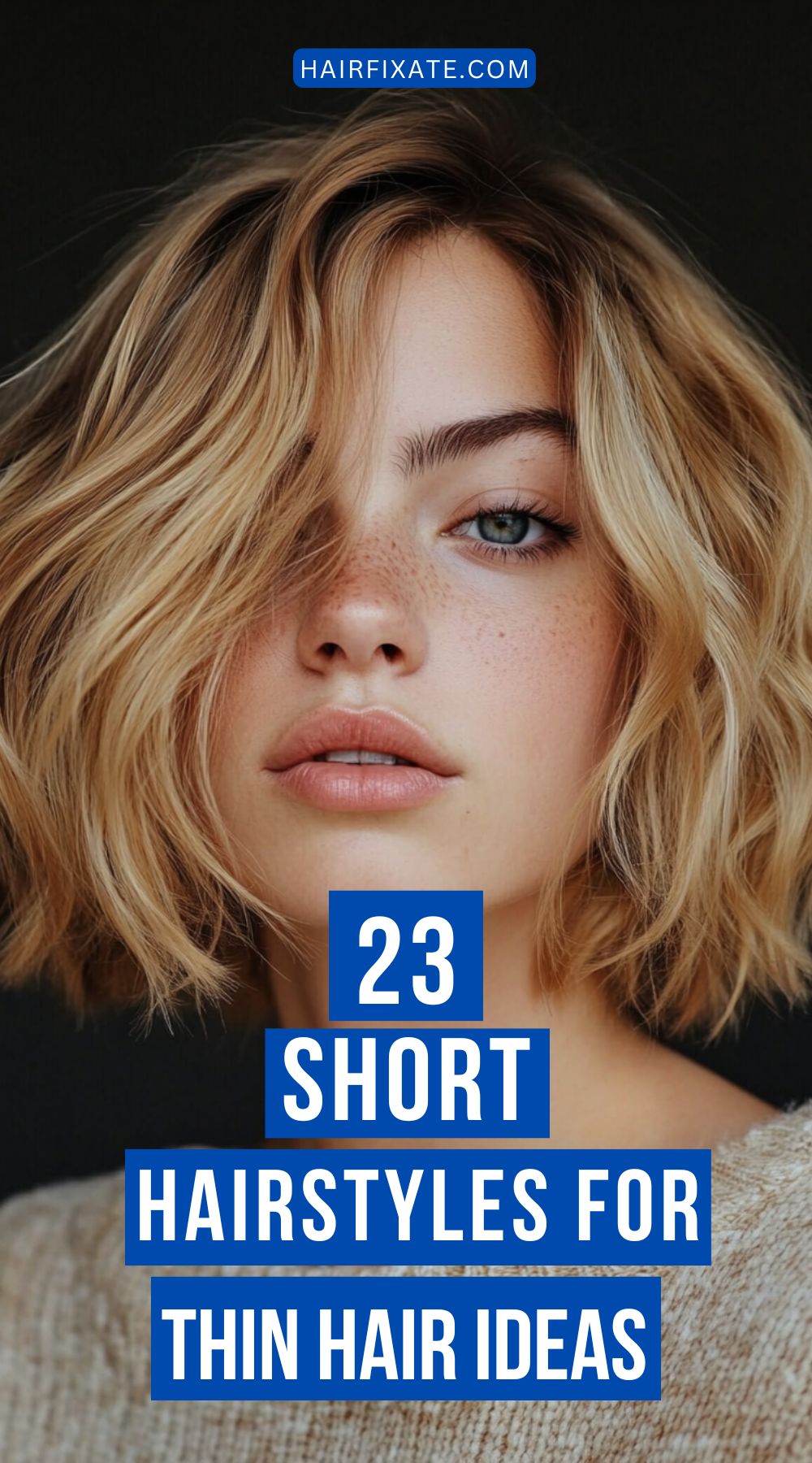 23+ short hairstyles for thin hair