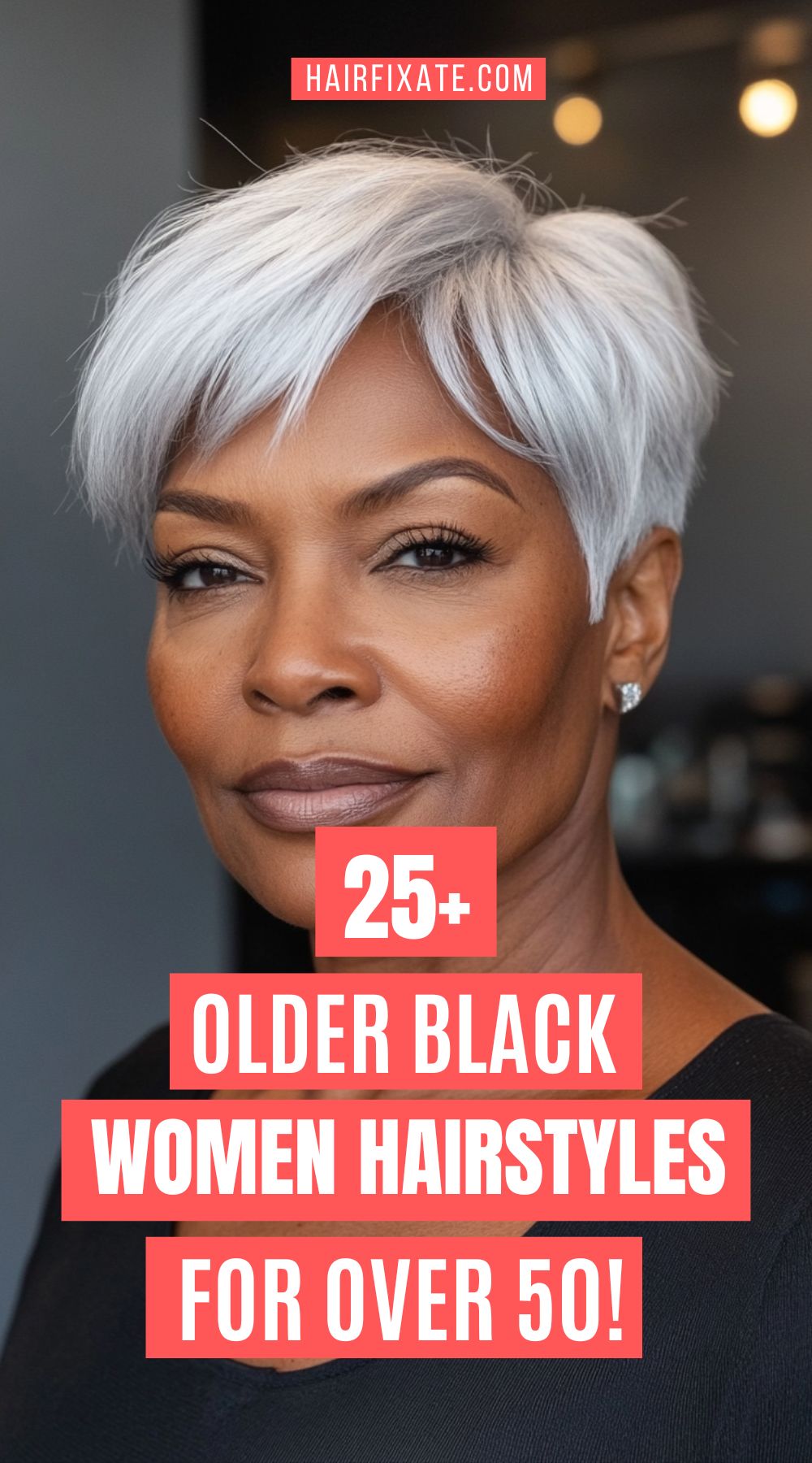 25+ Older Black Women Hairstyles for Over 50