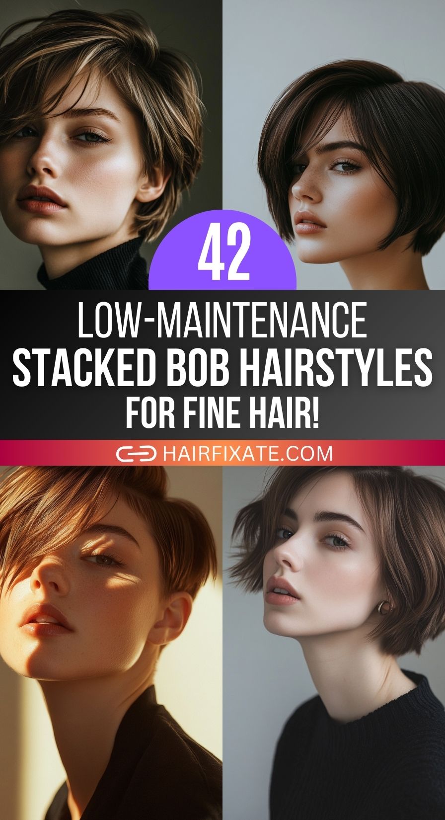 43 stacked bob hairstyles for fine hair
