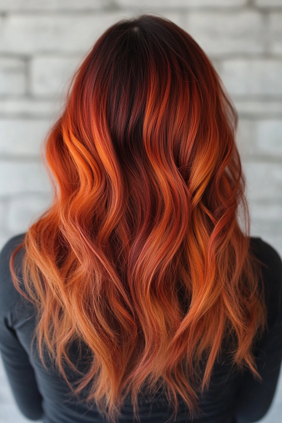  Bold Red and Copper Blend