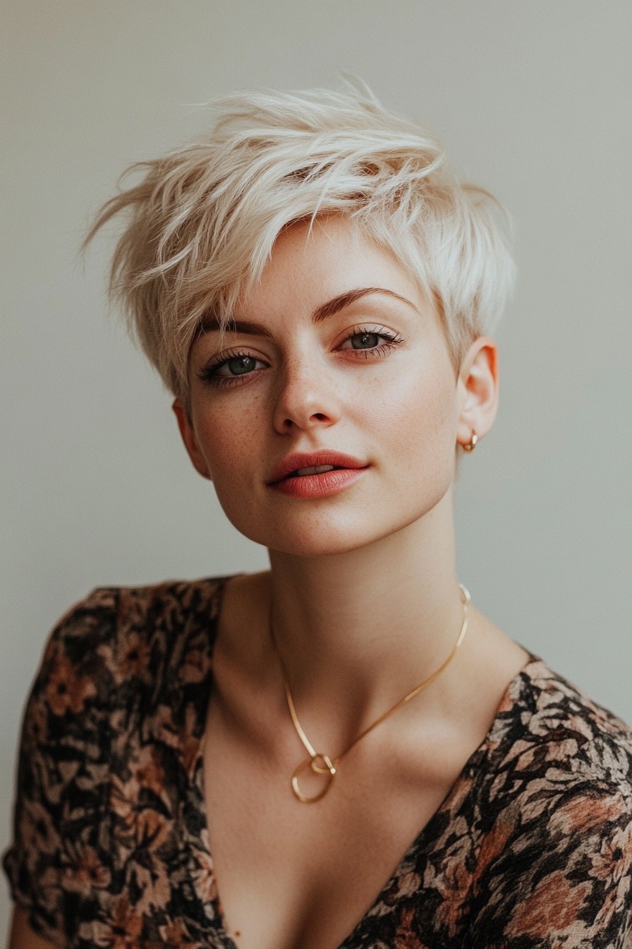 Choppy Pixie Cut with Textured Layers