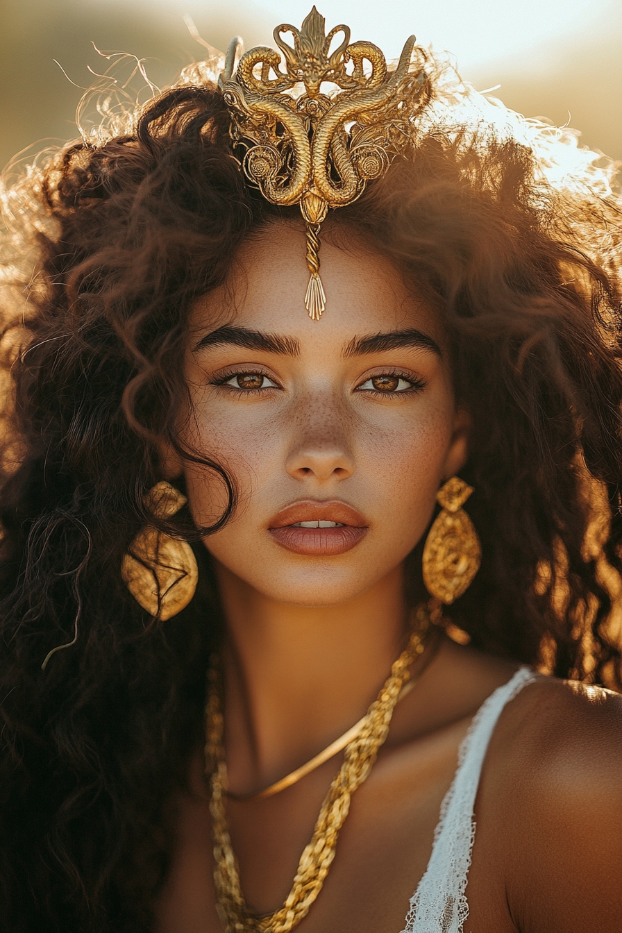 Curly Serpent Tiara