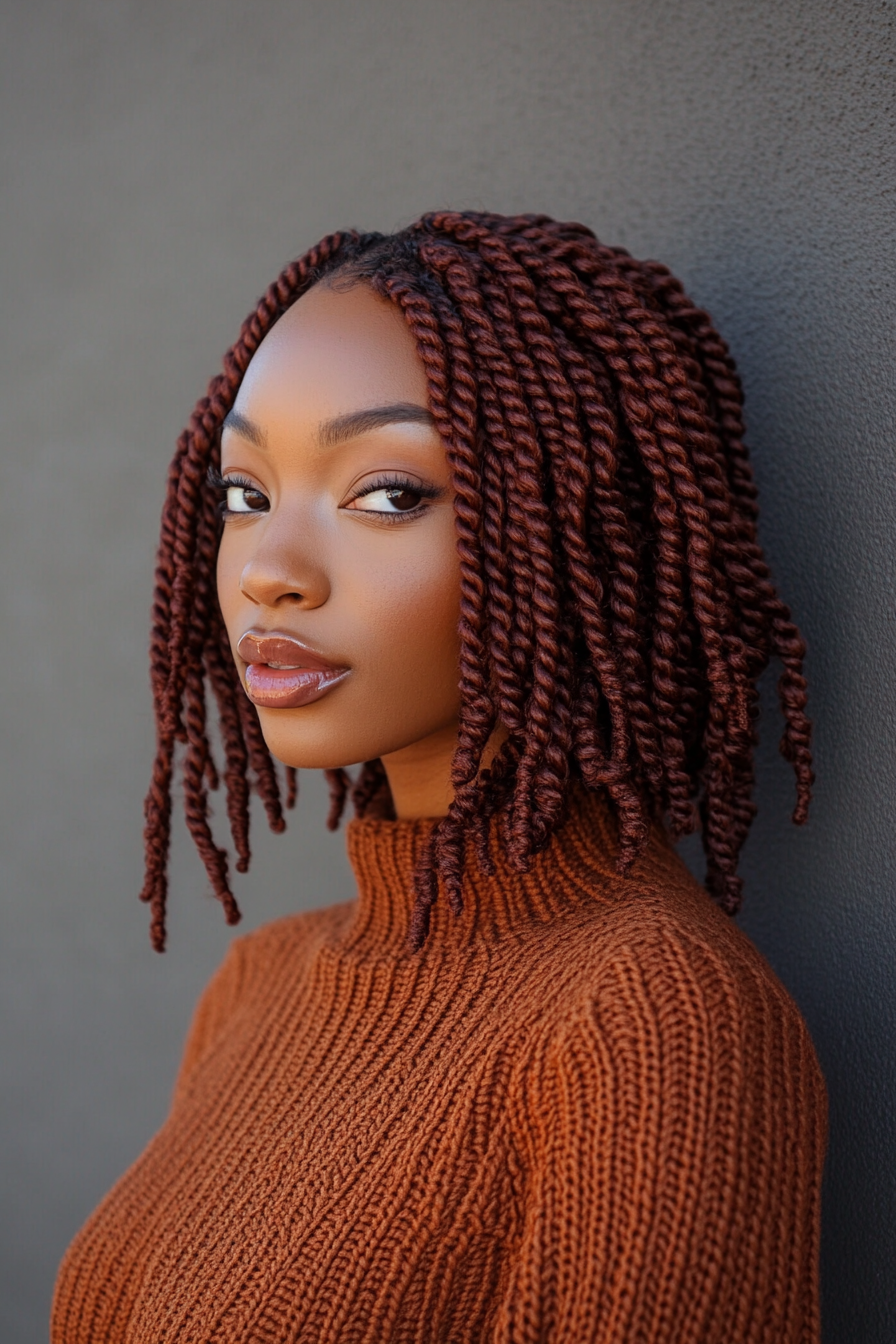 Defined Crochet Twist Bob
