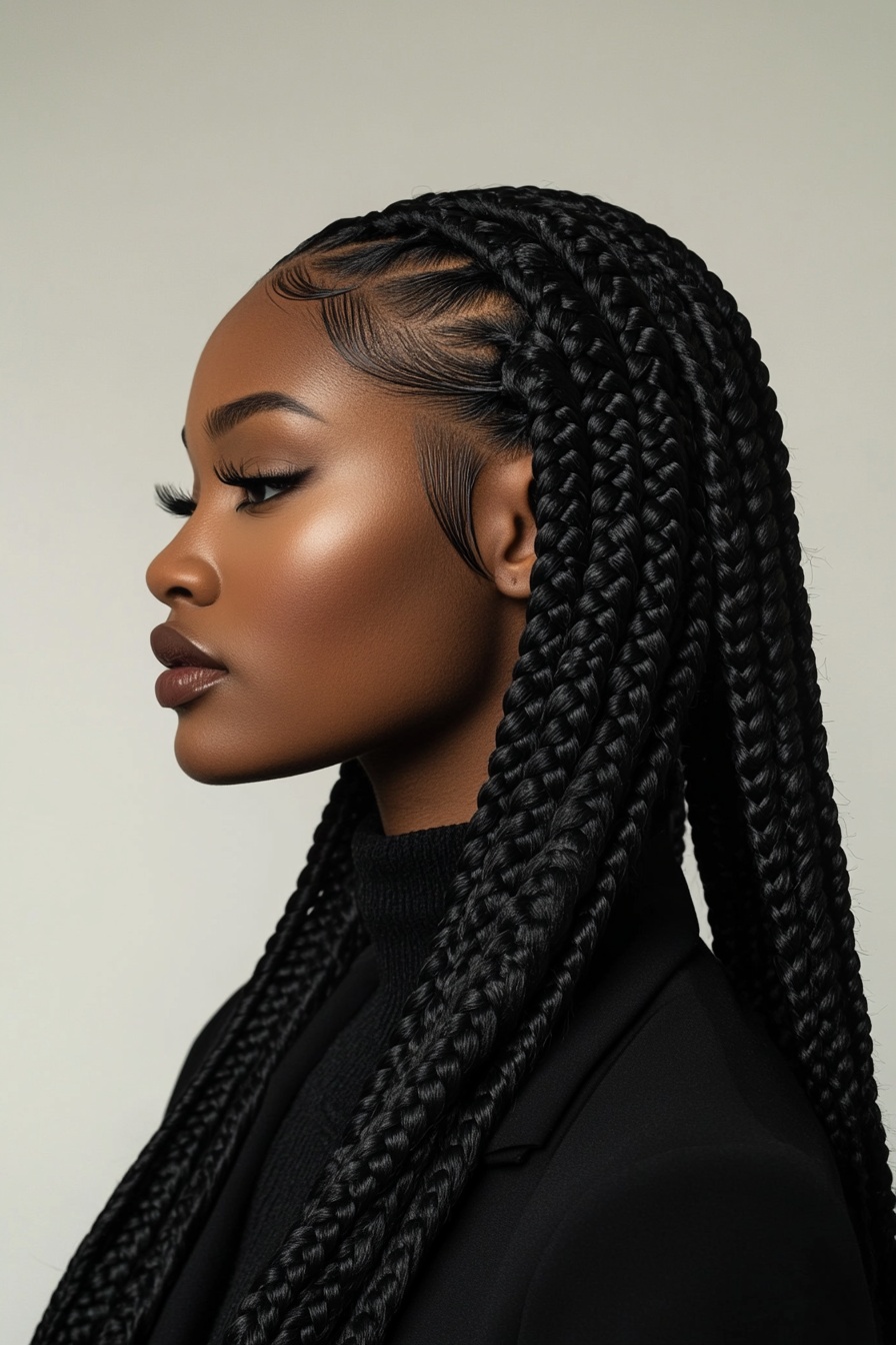 Double Box Rope Braids