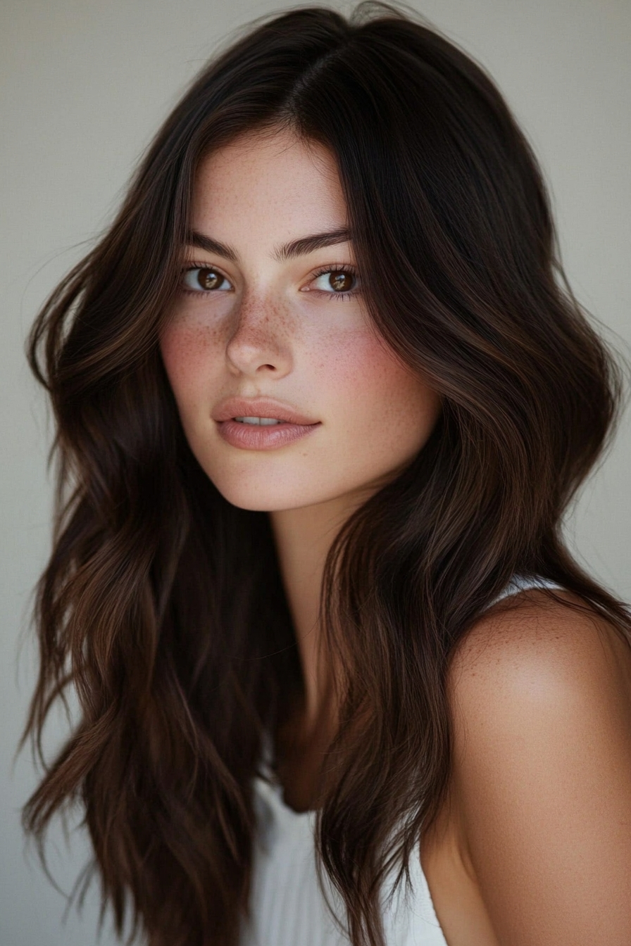 Glossy Waves with Cherry Cola Highlights