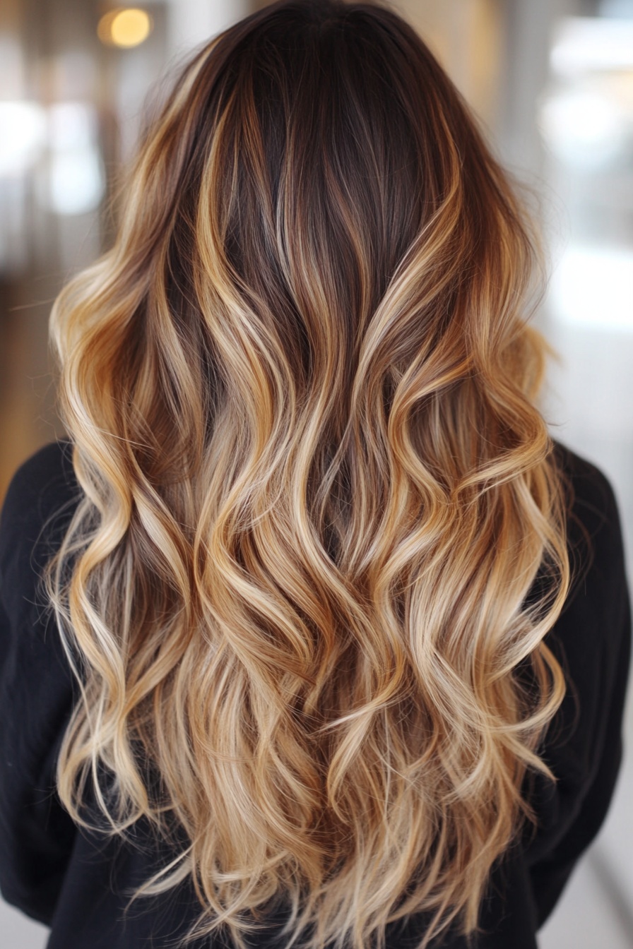 Golden Honey Blonde Waves