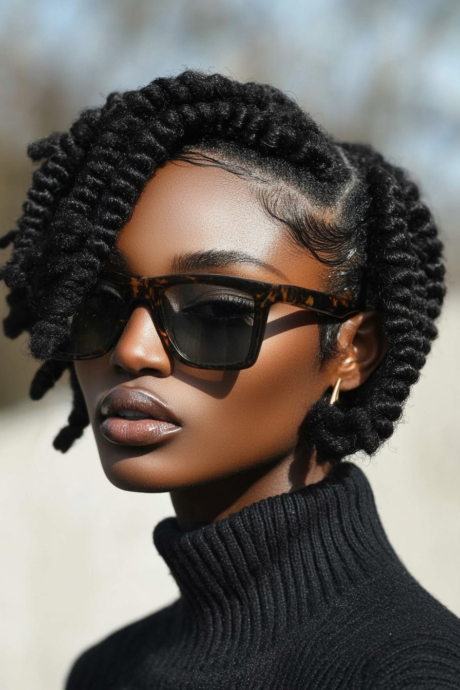 Jumbo Crochet Twists Bob