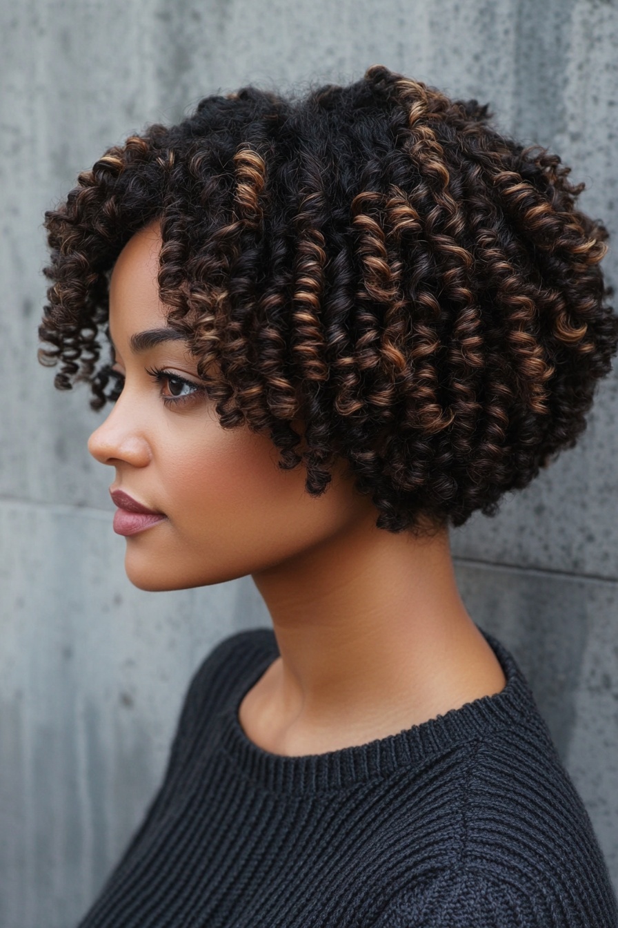 Layered Crochet Twist Bob