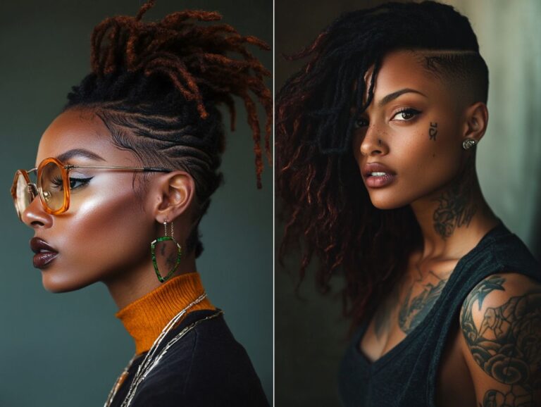 Locs With Undercut Women