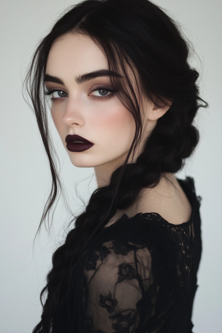 Long Low Braid with Framing Tendrils