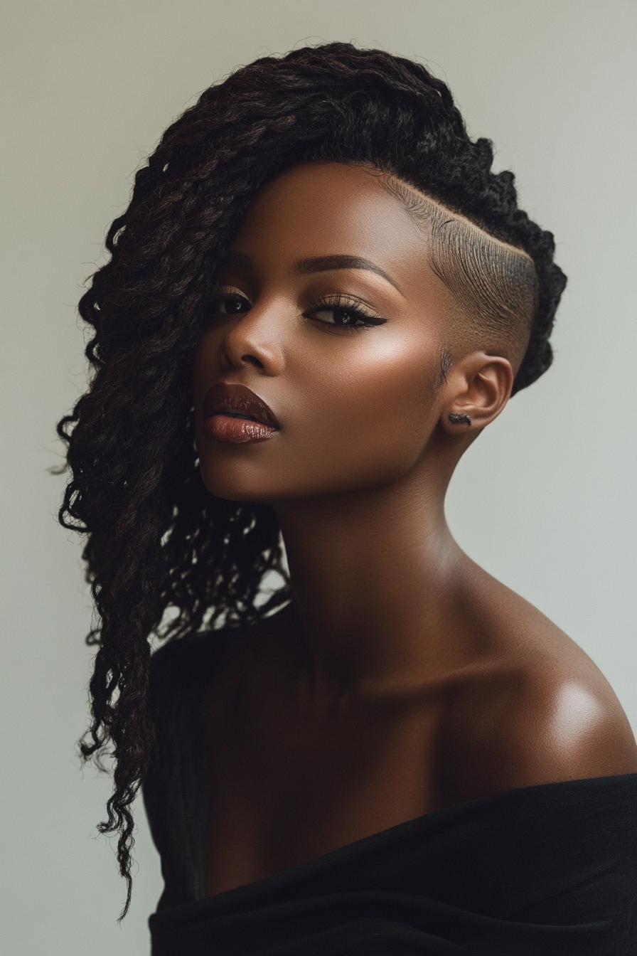  Long Twists with Shaved Side