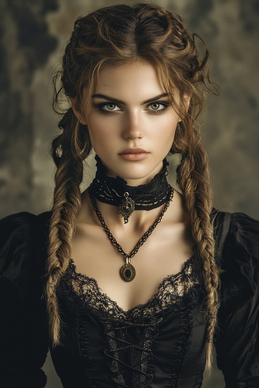Messy Braided Half-Up