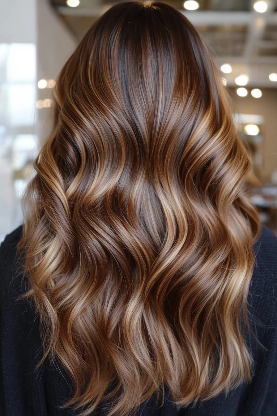 Rich Chocolate with Soft Blonde Hints