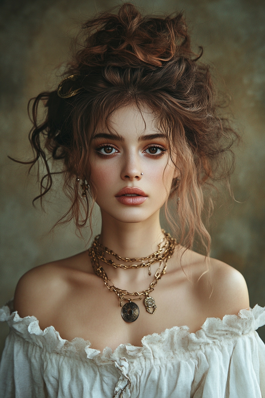Short Messy Pixie with Accessories
