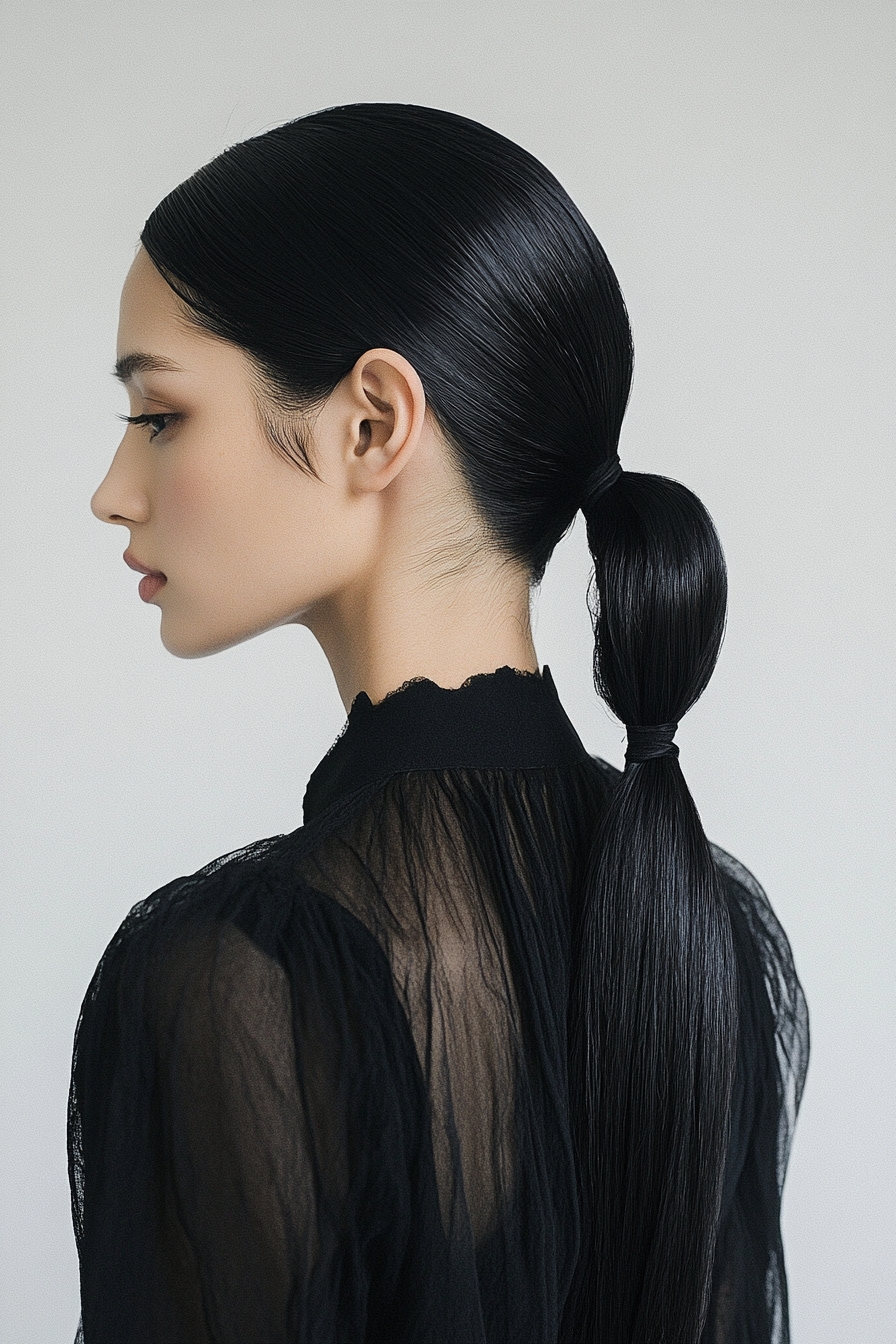 Short Voluminous Rope Ponytail