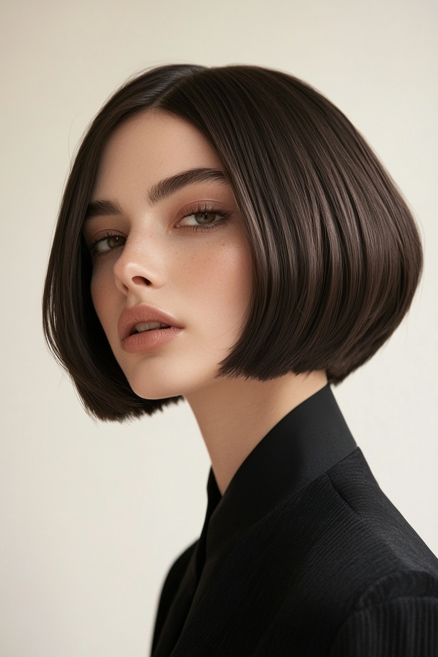 Sleek Angled Bob