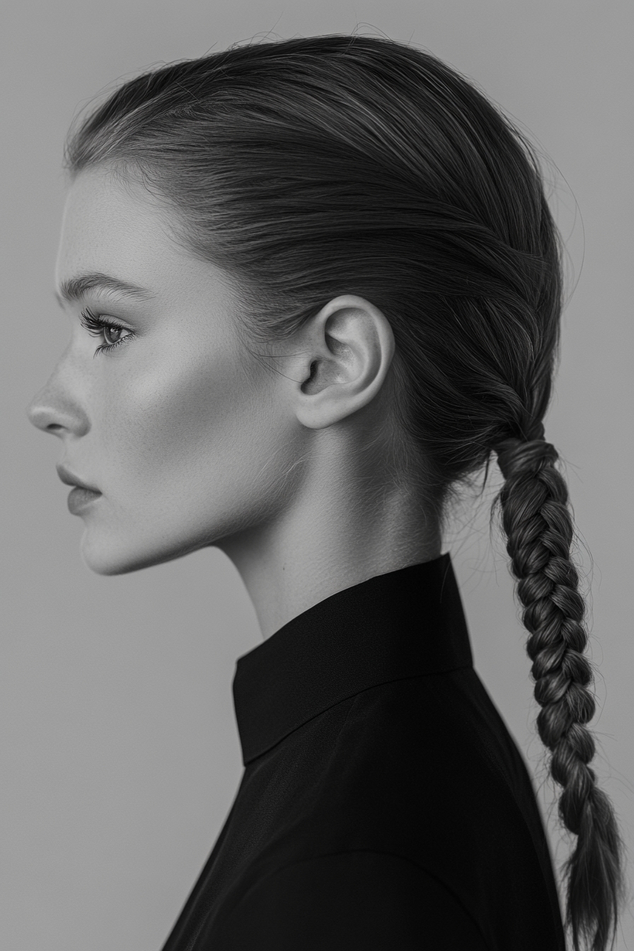 Sleek Rope Ponytail