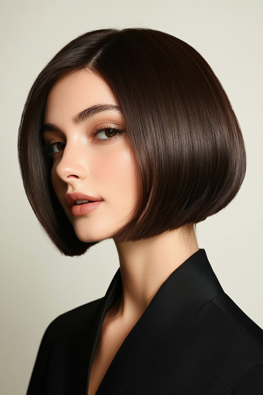 Sleek, Shoulder-Skimming Bob