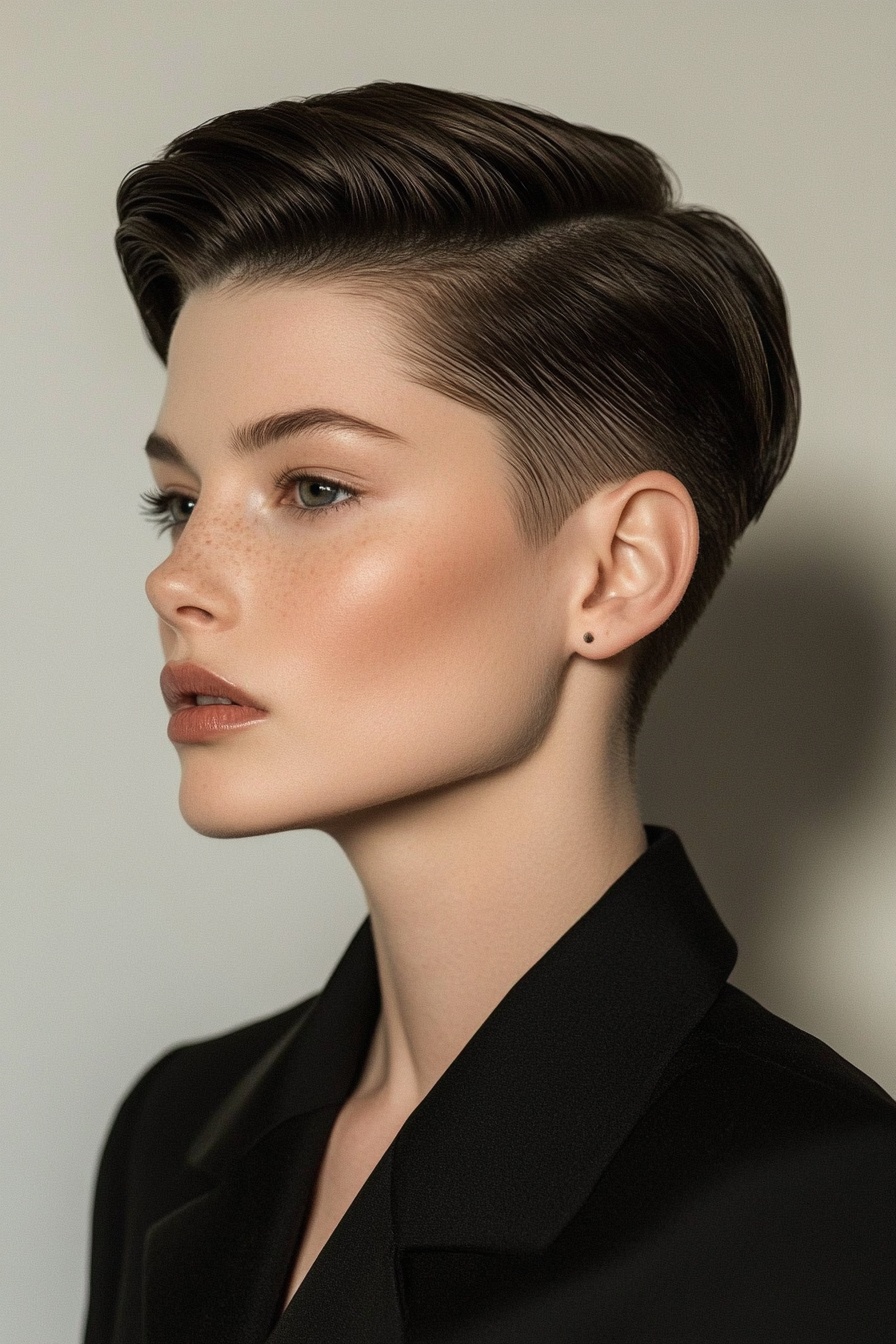 Slicked Back Undercut