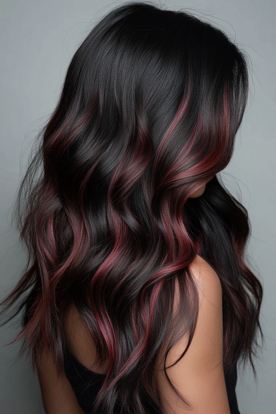 Soft Waves with Cherry Cola Tint