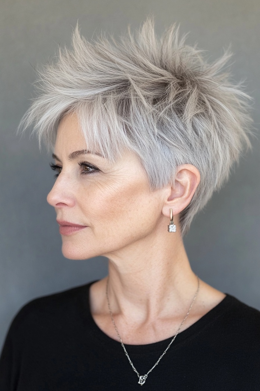 Spiky Pixie with Layers