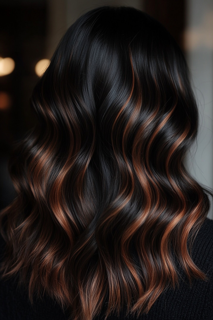 Subtle Copper Touches on Wavy Layers