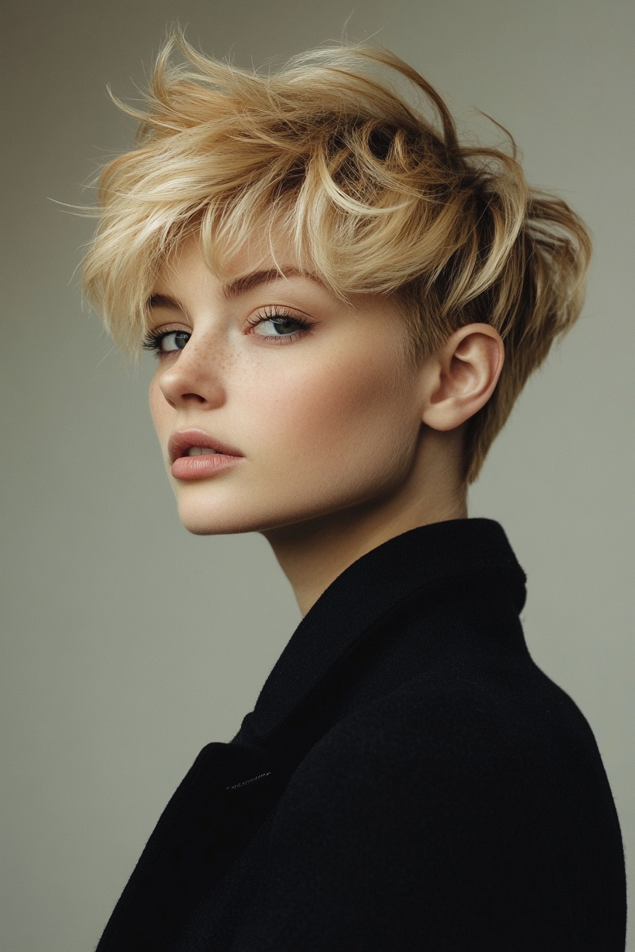 Textured Pixie with Height