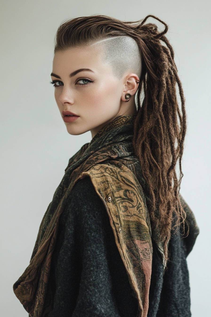 Undercut with Dreads