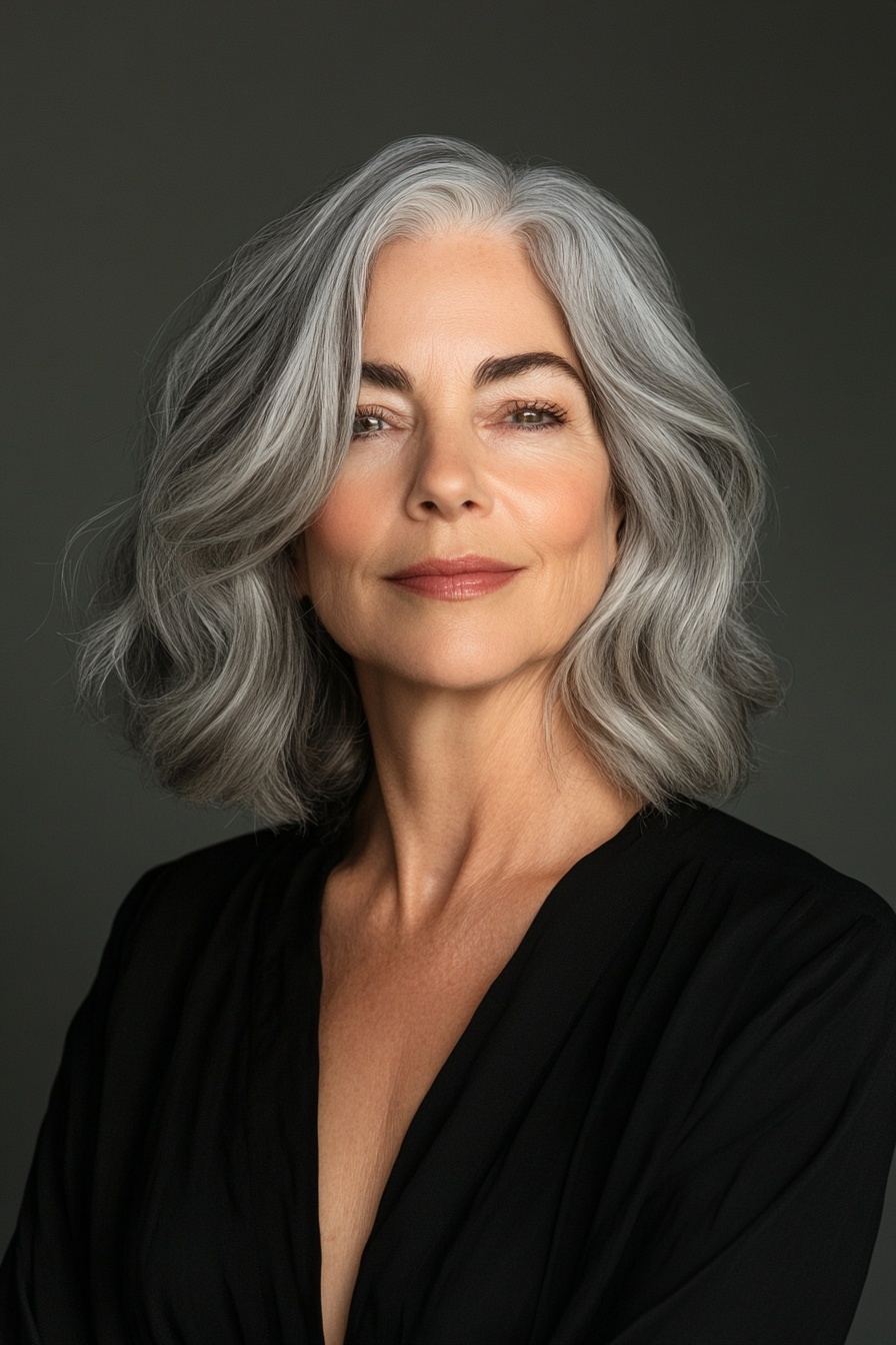 Voluminous Shoulder-Length Bob