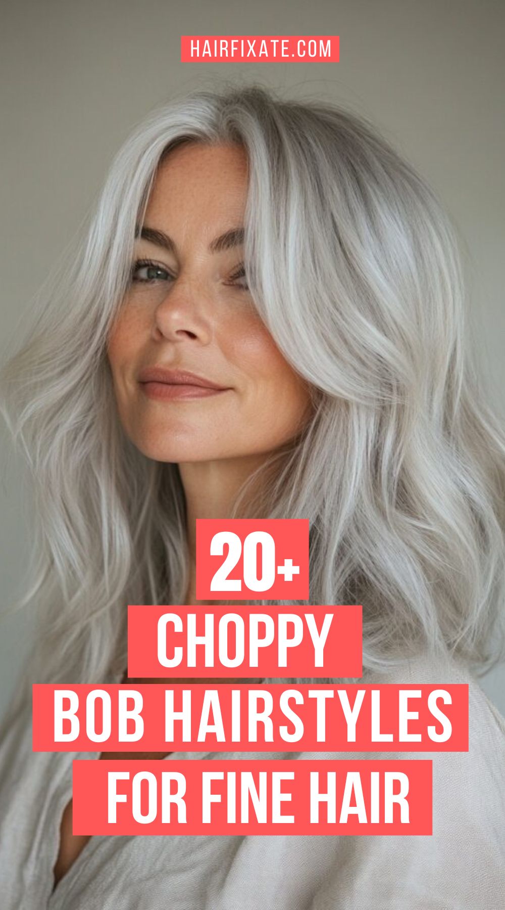 Choppy Bob Hairstyles For Fine Hair
