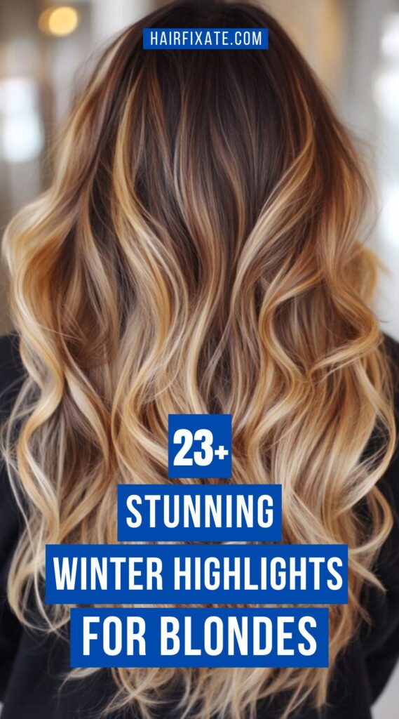 23+ winter highlights for blondes
