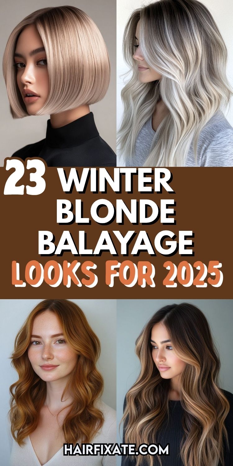 23 unique Winter Blonde Balayage Looks for 2025